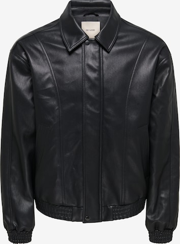 Only & Sons Jacke 'ONSSANTIAGO' in Schwarz: Vorderseite