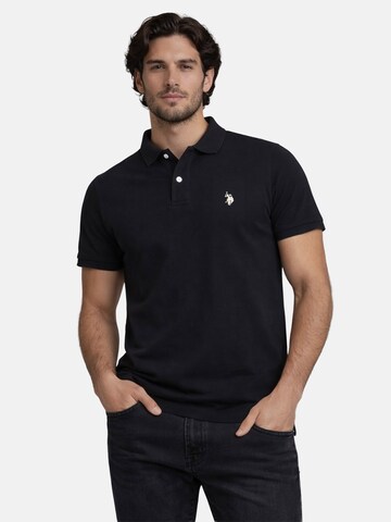 T-Shirt U.S. POLO ASSN. en noir : devant