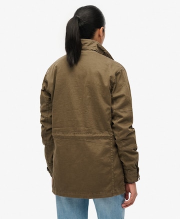 Parka mi-saison Superdry en vert
