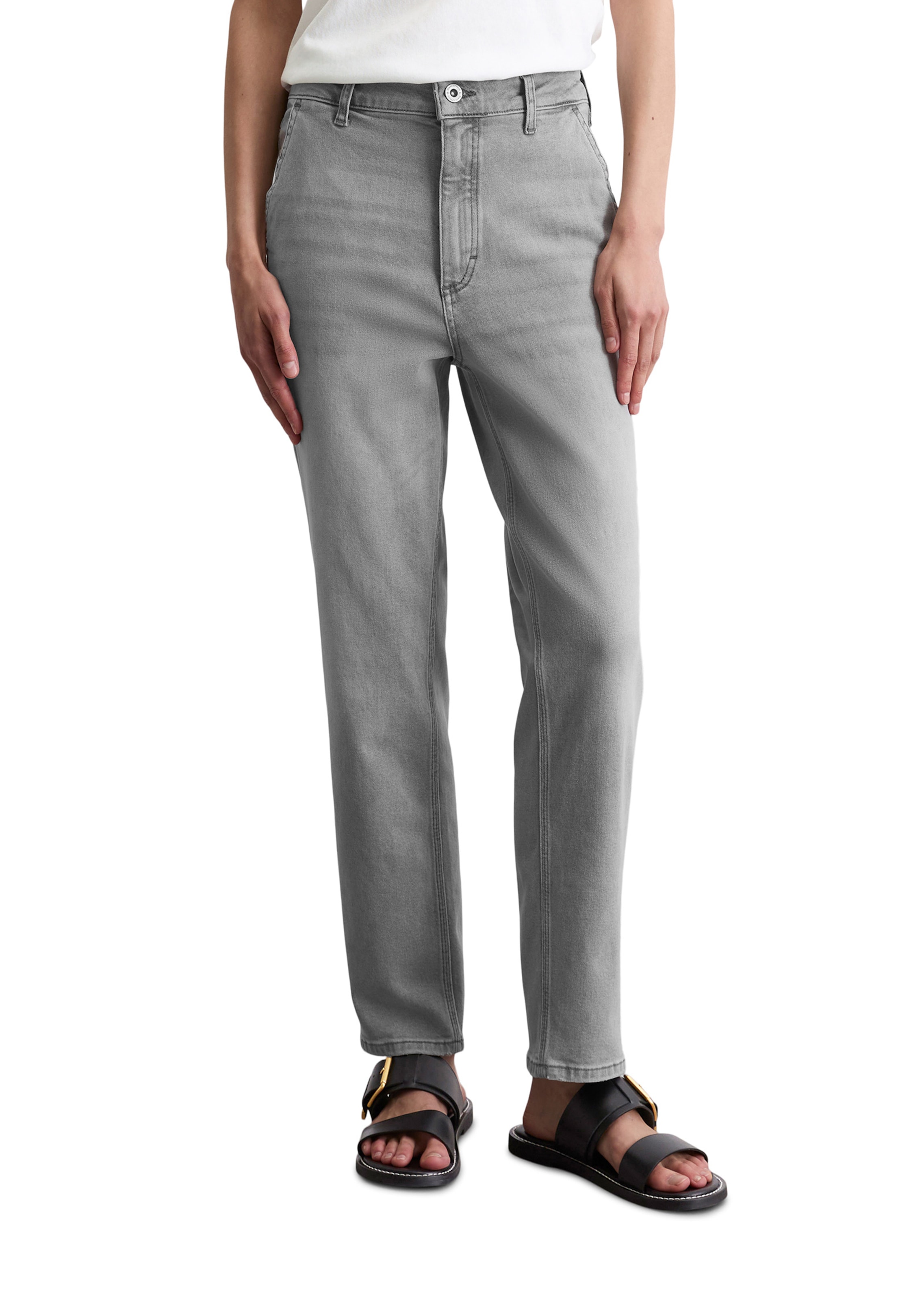 Marc O'Polo Regular Jeans in Grey: front