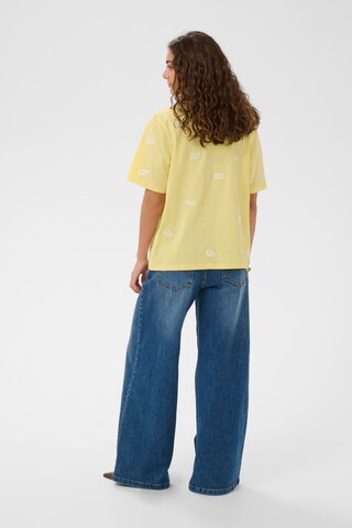 CULTURE - Camisa 'CUKissy' em amarelo