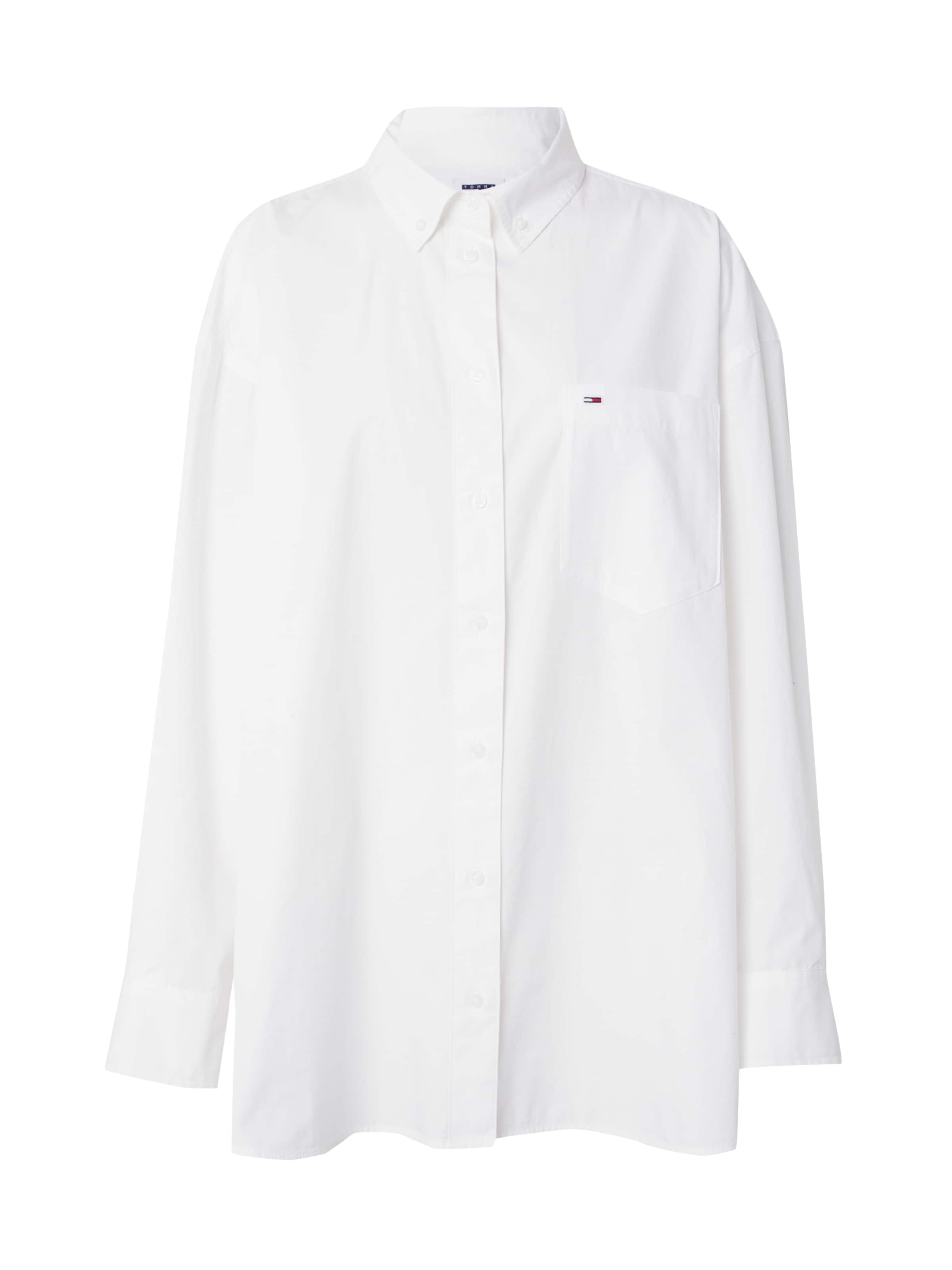 Tommy Jeans Μπλούζα 'ESSENTIAL' σε λευκό: μπροστά