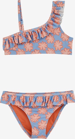 WE Fashion Bustier Bikini värissä sininen: etupuoli