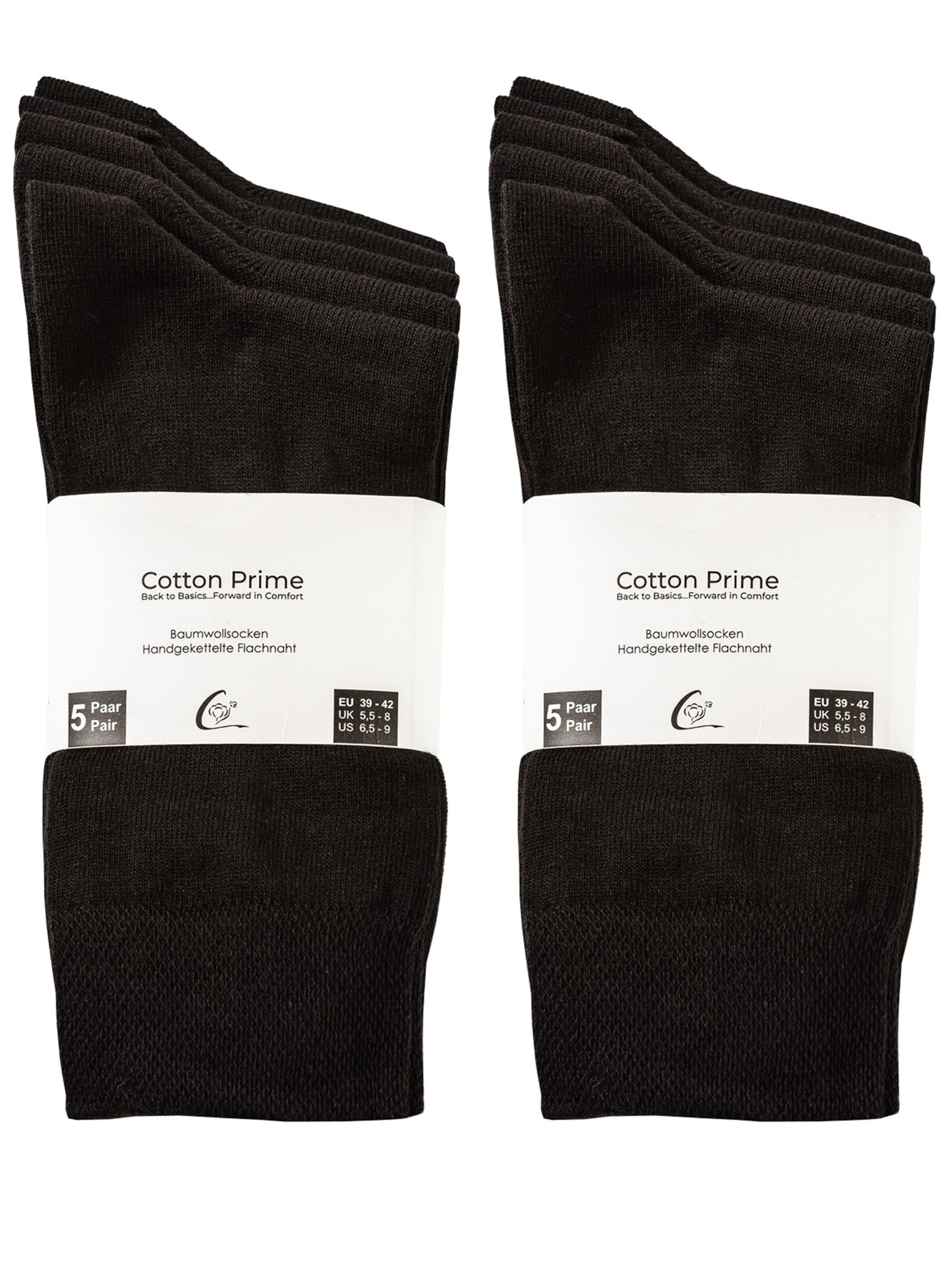 Chaussettes Cotton Prime en noir
