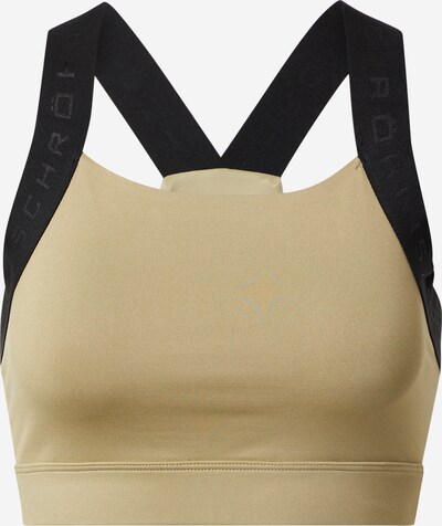 Röhnisch Sport-BH 'KAY' in khaki / schwarz, Produktansicht