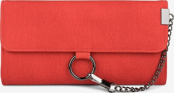 styleBREAKER Portemonnaie 'Geldbörse mit Ring und Kette' in Rot: Vorderseite