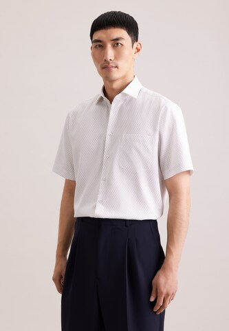 Fit confort Chemise business SEIDENSTICKER en beige : devant