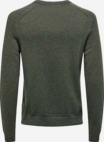 Only & Sons Pullover 'EDWARD' i grøn