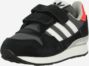 Baskets 'Zx 500' ADIDAS ORIGINALS en noir : devant