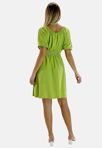 Elara Sommerkjole i grøn