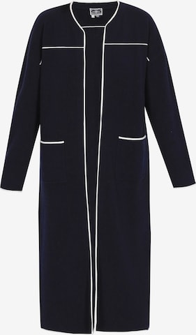 DreiMaster Maritim Neuletakki värissä sininen: etupuoli