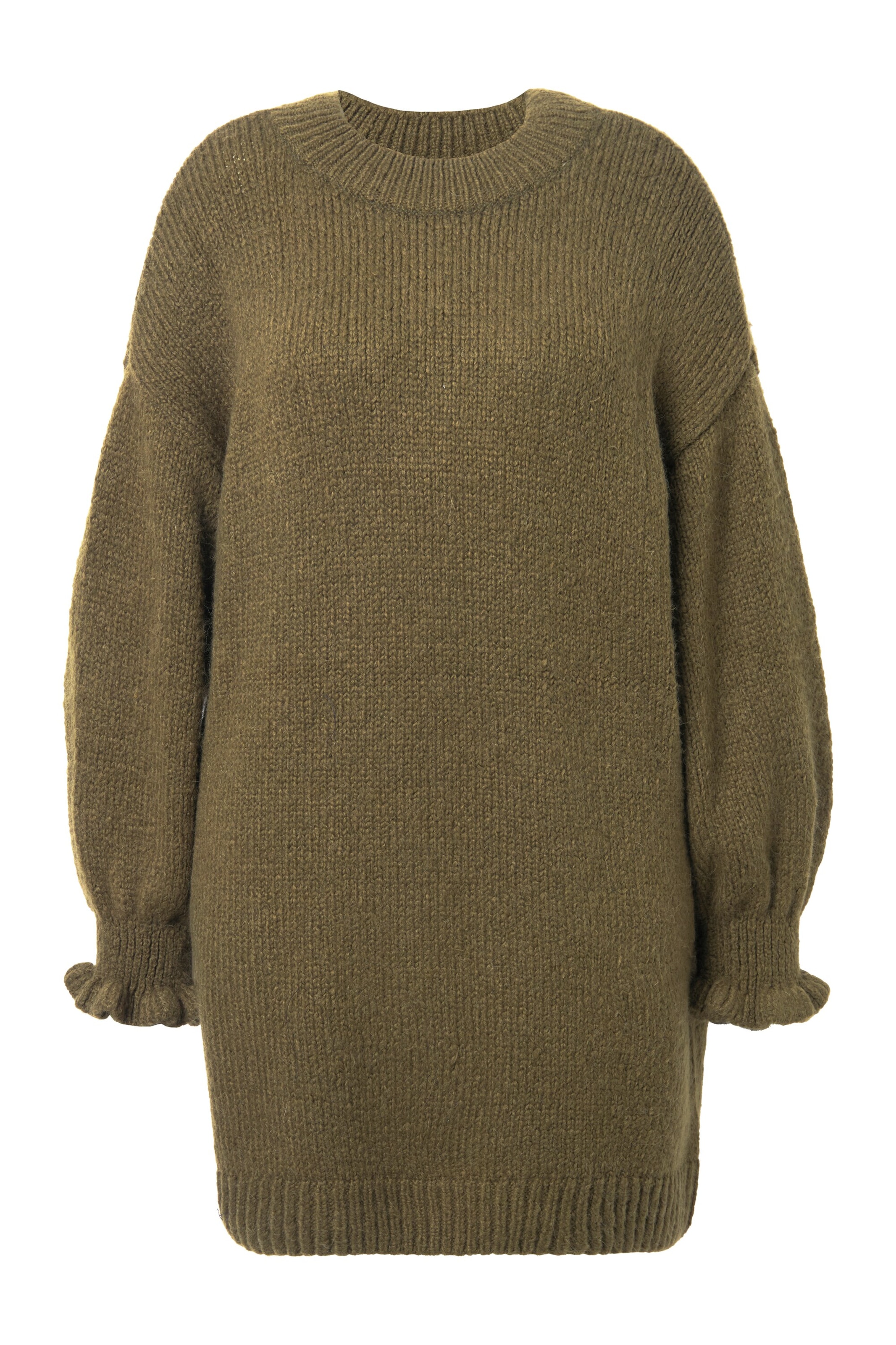 Studio Untold Knit dress in Green: front