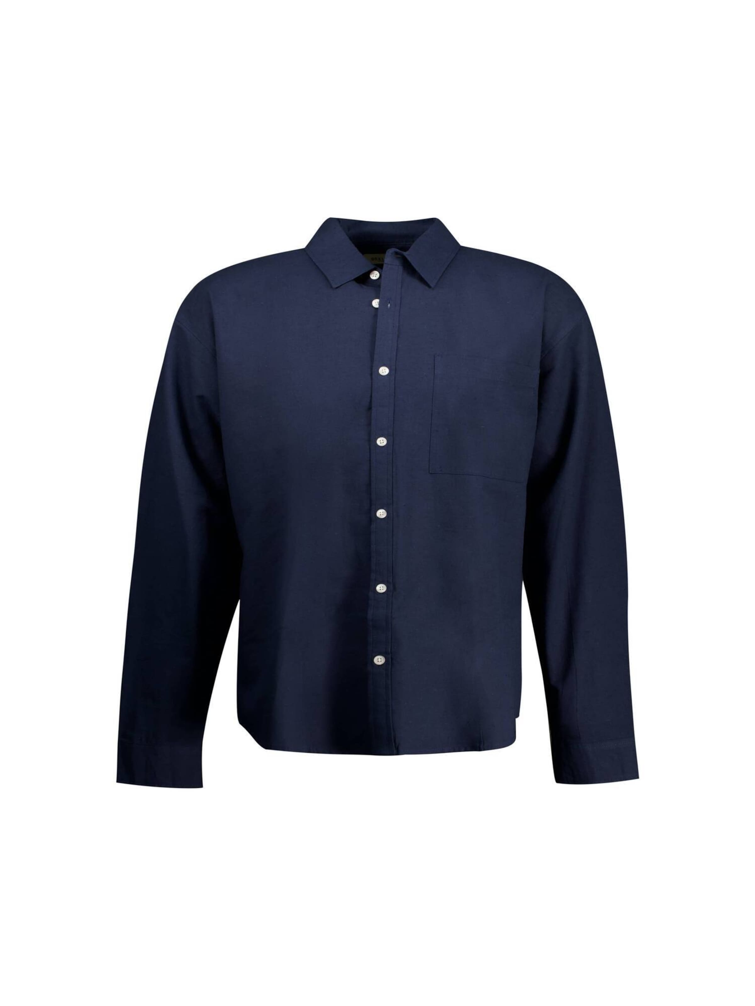 Chemise business 'Solemio' Deeluxe en bleu : devant