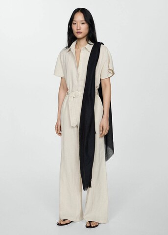 MANGO Jumpsuit 'Bambie' i beige: framsida