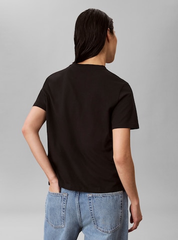 Calvin Klein Jeans Тениска 'CLASSIC VARSITY' в черно