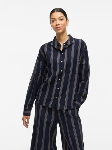 VILA Blouse in Blue: front
