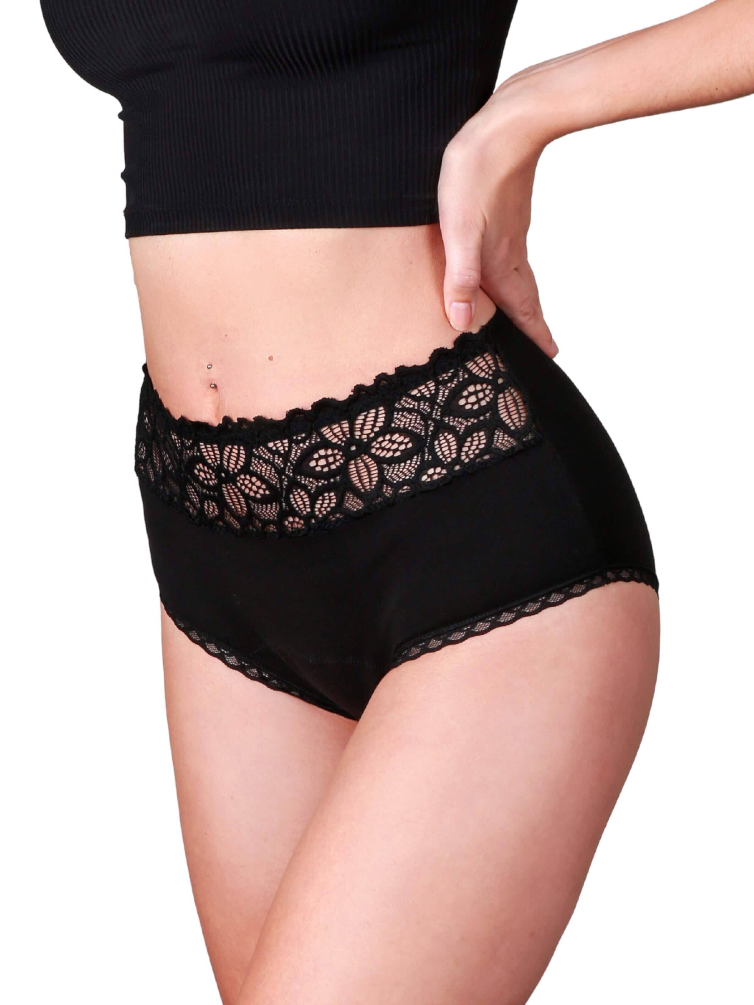 Taynie - Braga 'Periodenunterwäsche Deluxe ultra' en negro