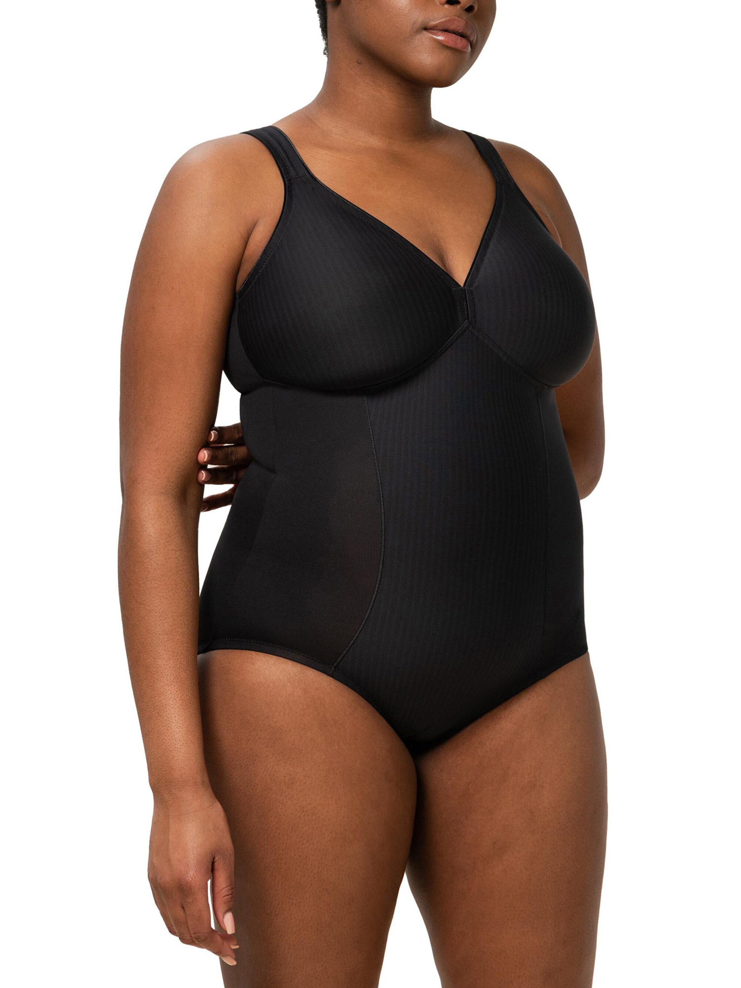 TRIUMPH Body ' Modern Soft+Cotton ' in Zwart: voorkant