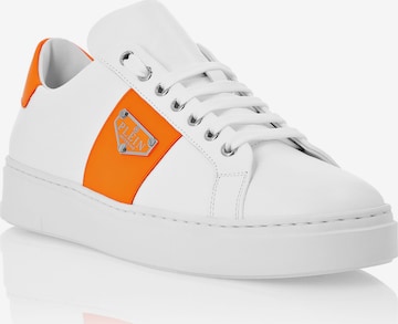 Philipp Plein Sneakers laag in Wit: voorkant