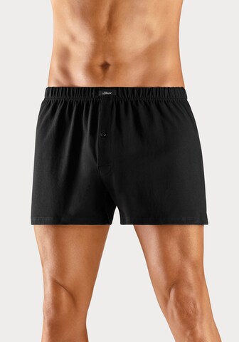 s.Oliver Boxershorts in Schwarz