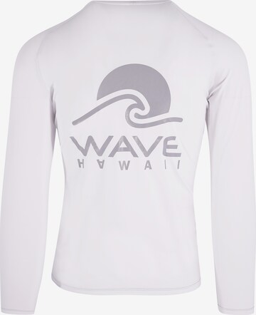 Wave Hawaii Functioneel shirt ' Rash Guard ' in Wit