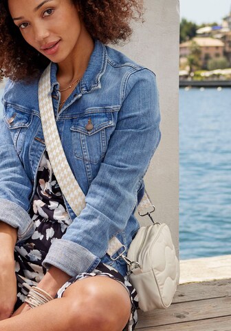 Sac à bandoulière VIVANCE en beige : devant