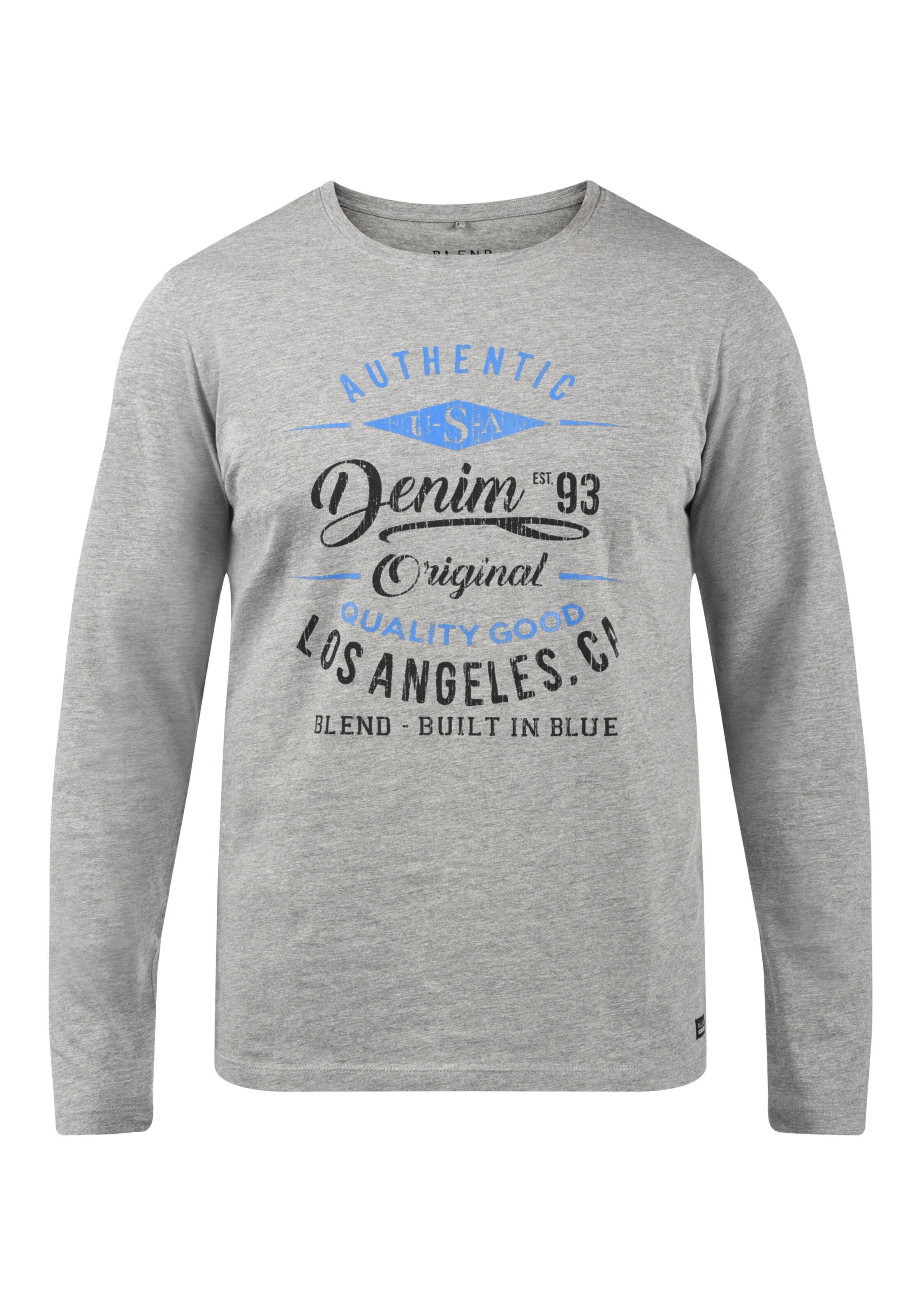 BLEND Shirt 'Dopper' in Grau: Vorderseite