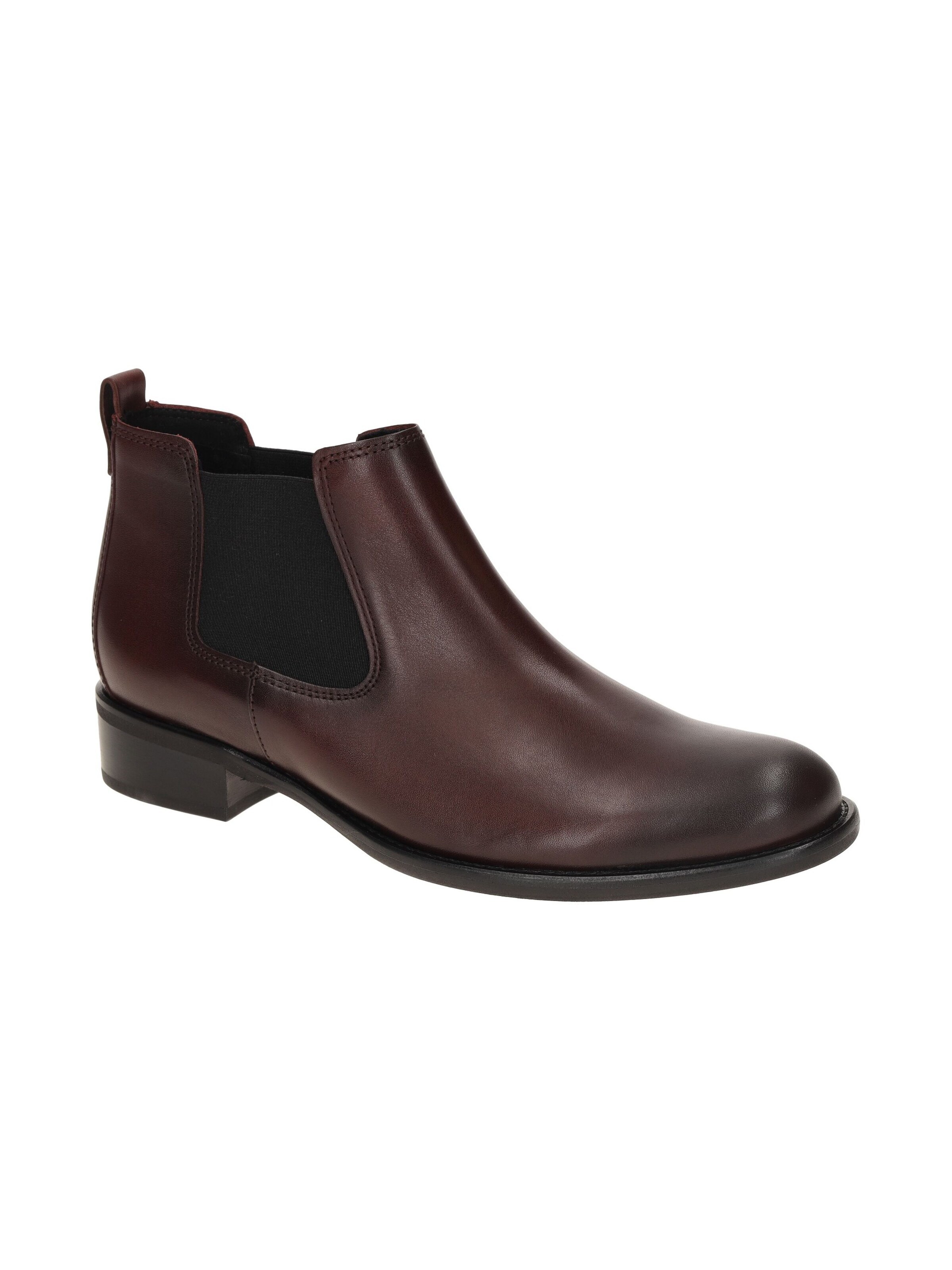 GABOR Boots 'Gabor Chelsea-Boots Stiefelette bordo rot 71.640.25' in Red: front