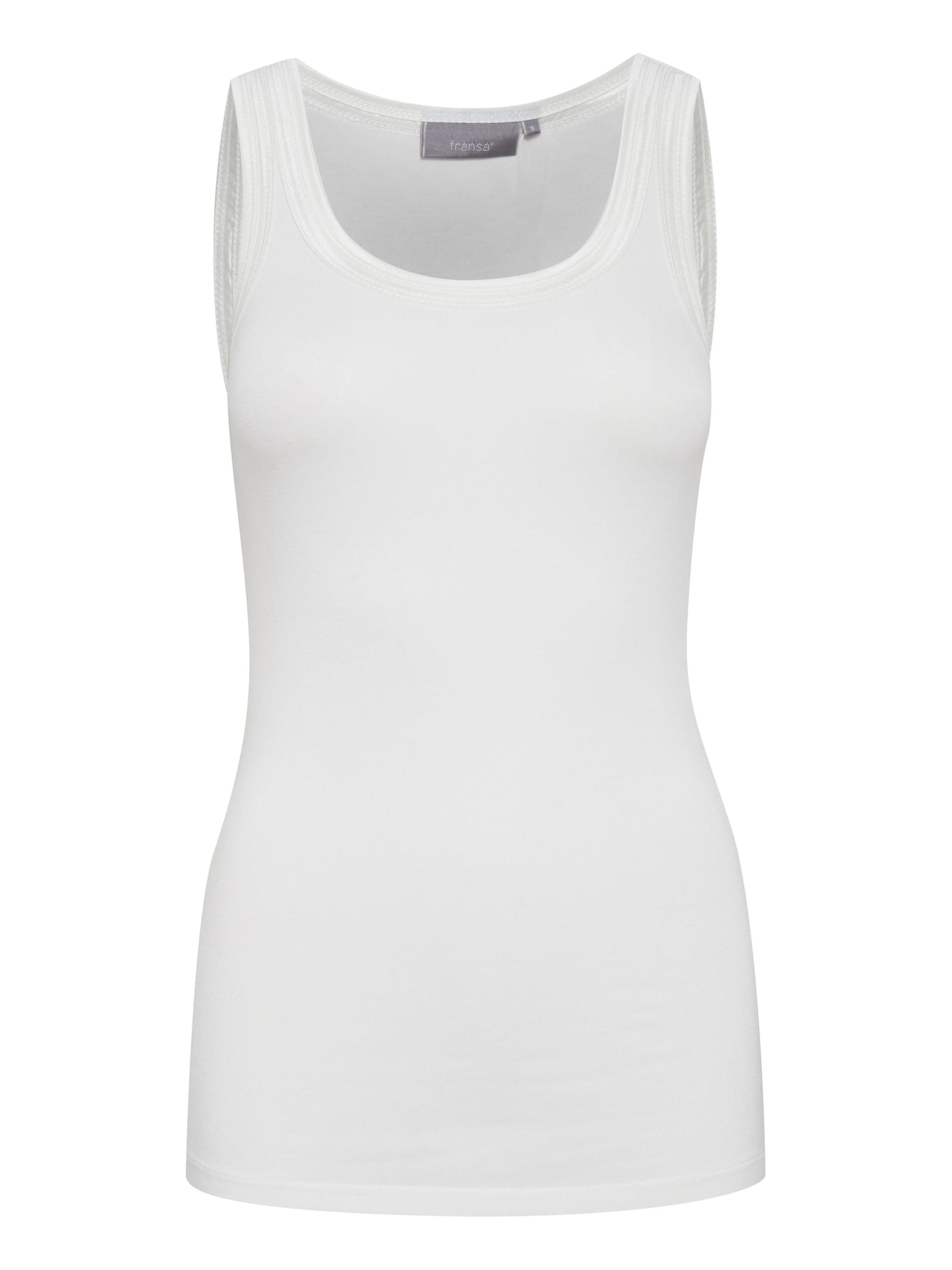 Fransa Top 'FRZulu' in White: front