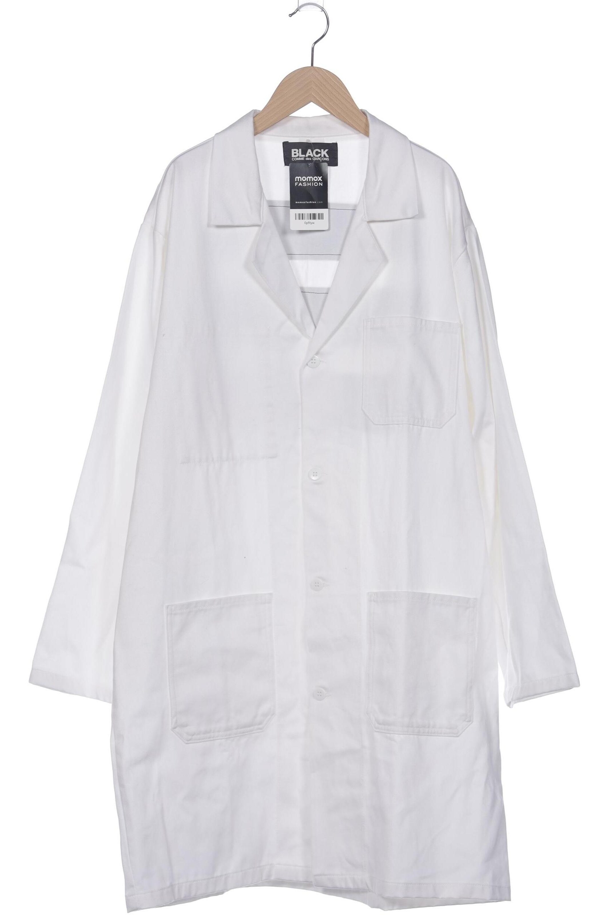 Comme des Garçons Jacket & Coat in XL in White: front