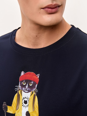 CAT by Maniita Lacitta Shirt in Blauw