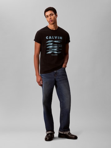 Calvin Klein Jeans Póló - fekete