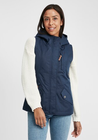 Oxmo Bodywarmer 'Belissa' in Blauw: voorkant