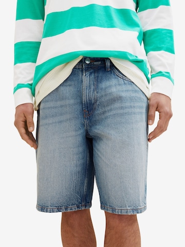 TOM TAILOR DENIM Regular Shorts in Blau