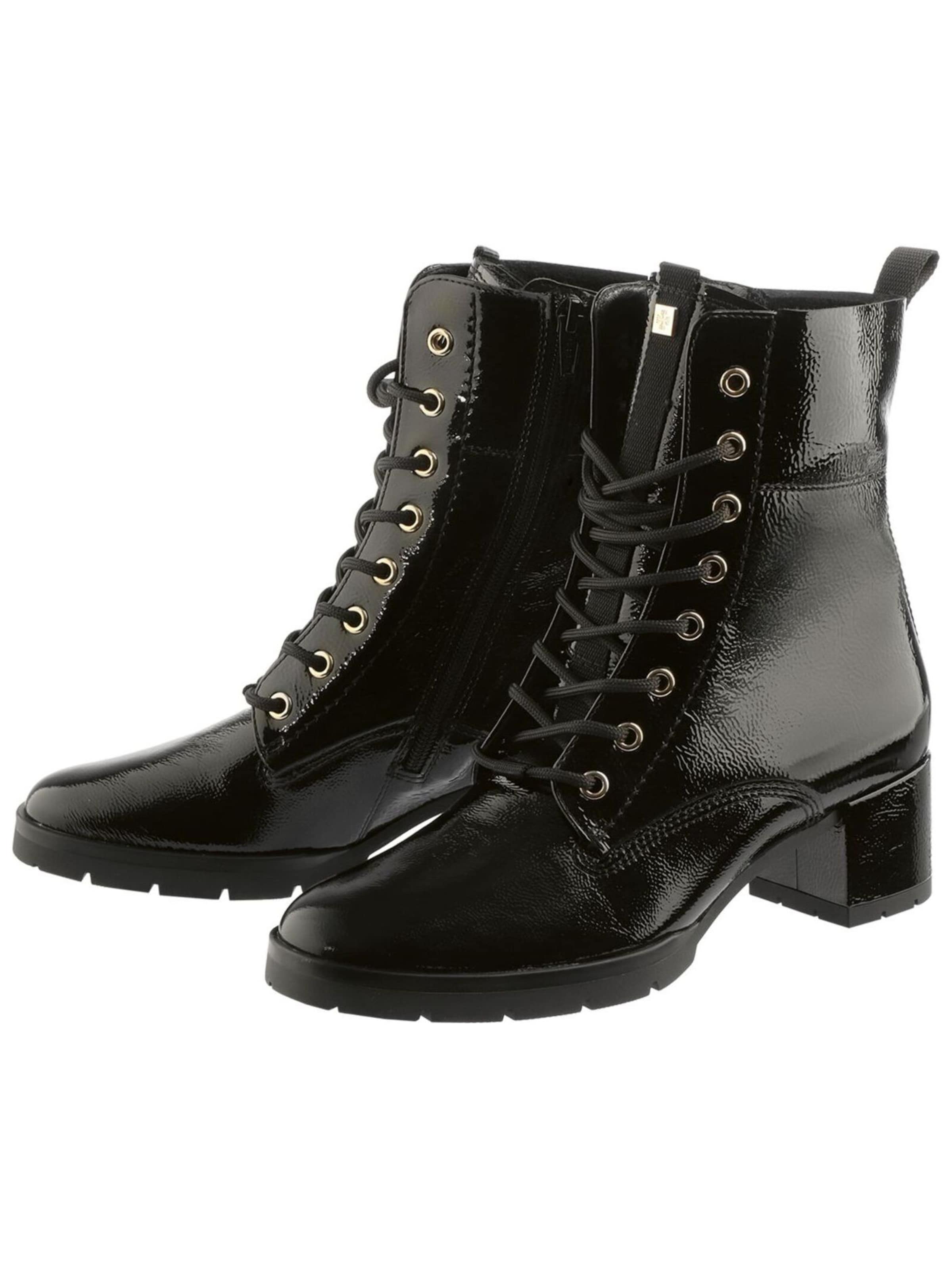 Högl Lace-Up Ankle Boots in Black