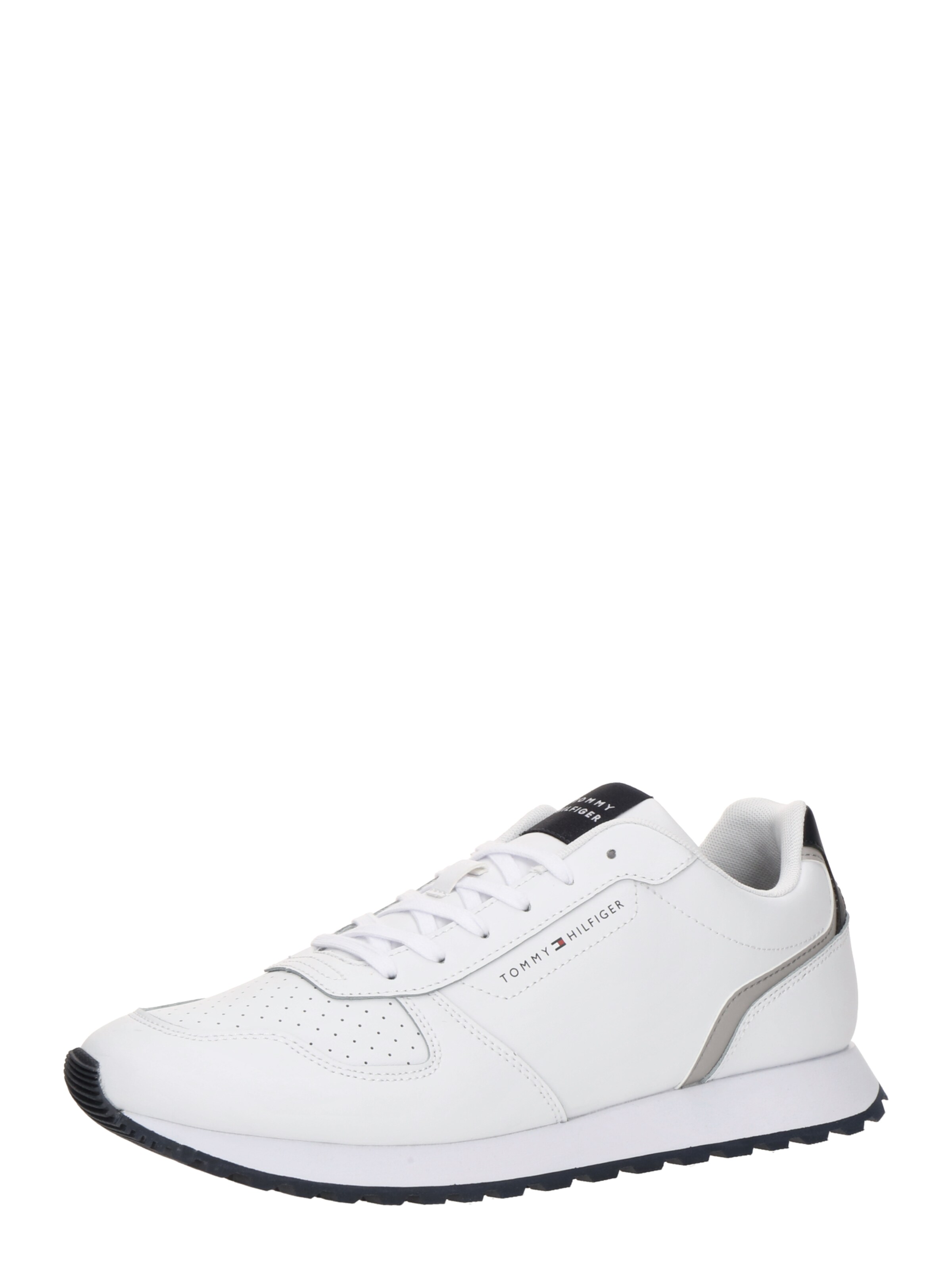 TOMMY HILFIGER Matalavartiset tennarit 'NEW RUNNER' värissä valkoinen: etupuoli