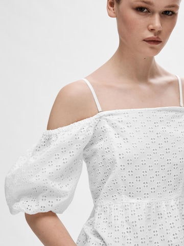 SELECTED FEMME Bluse i hvid