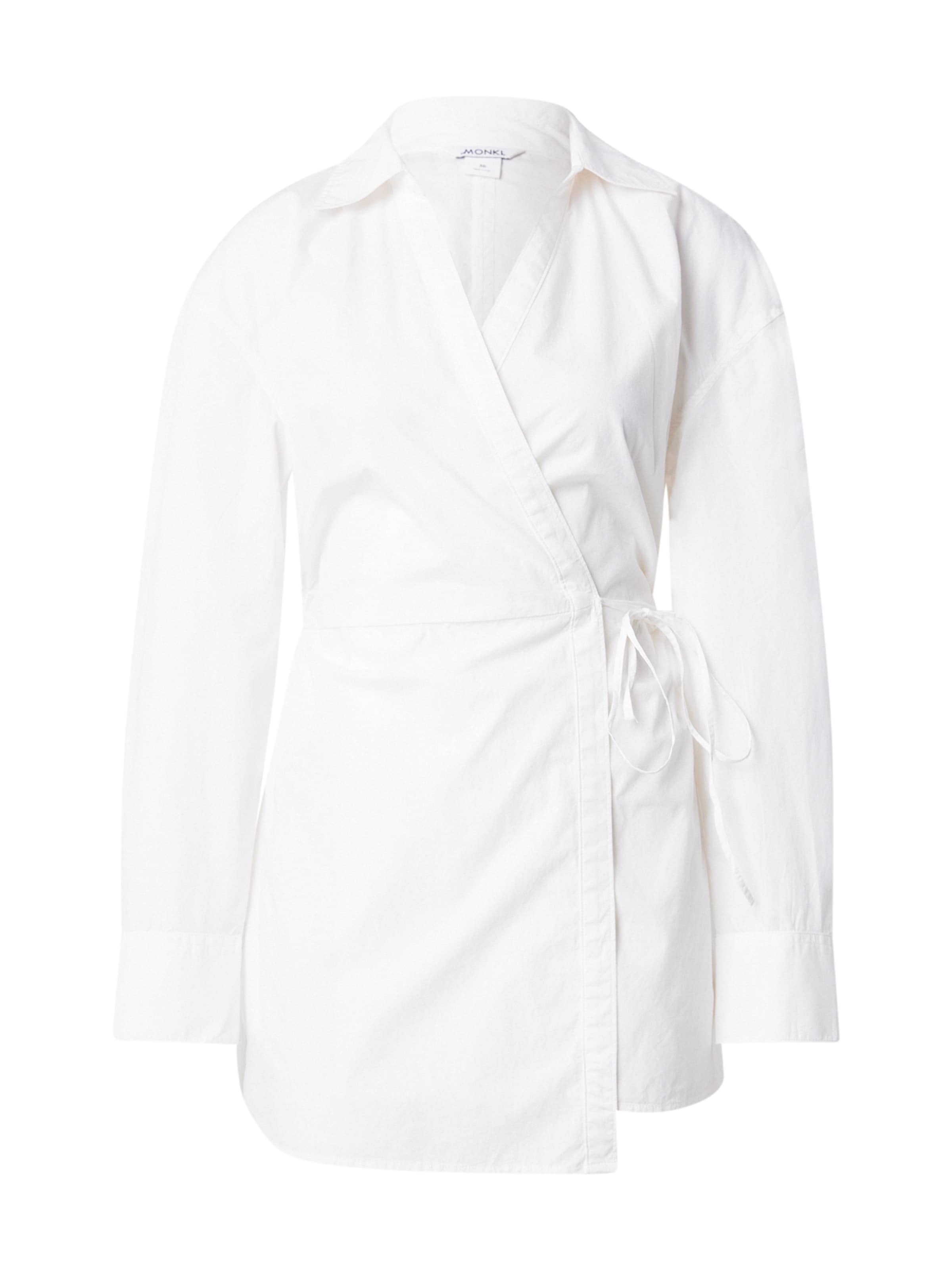 Abito camicia Monki di colore bianco, Visualizzazione prodotti