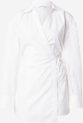 Abito camicia di Monki in bianco: frontale