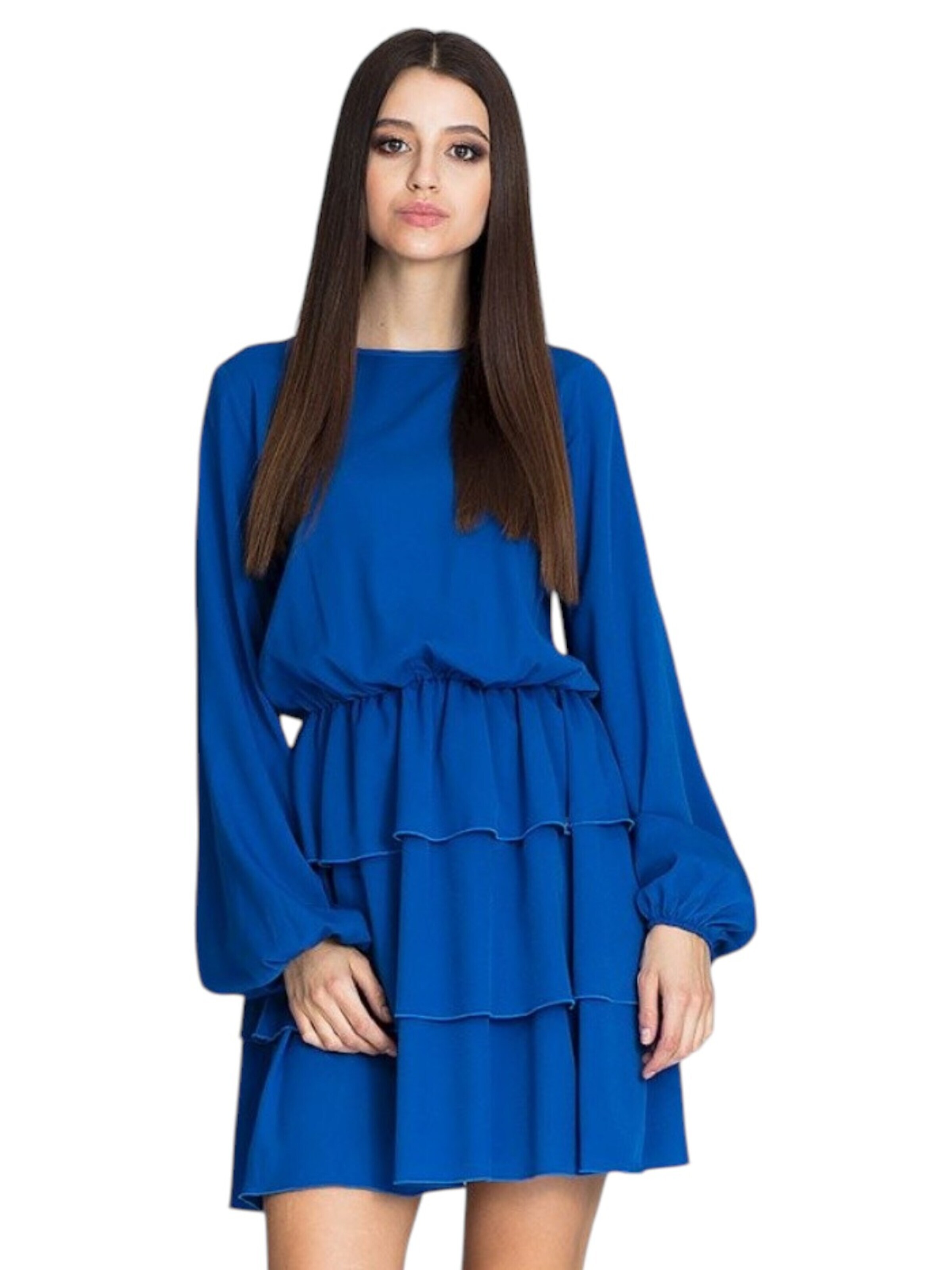 amorubi.com Dress in Blue: front