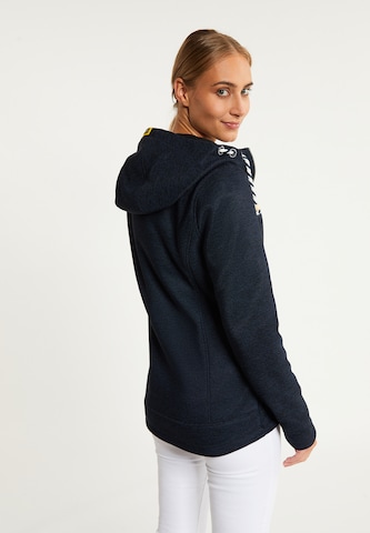 Schmuddelwedda Fleece jas in Blauw