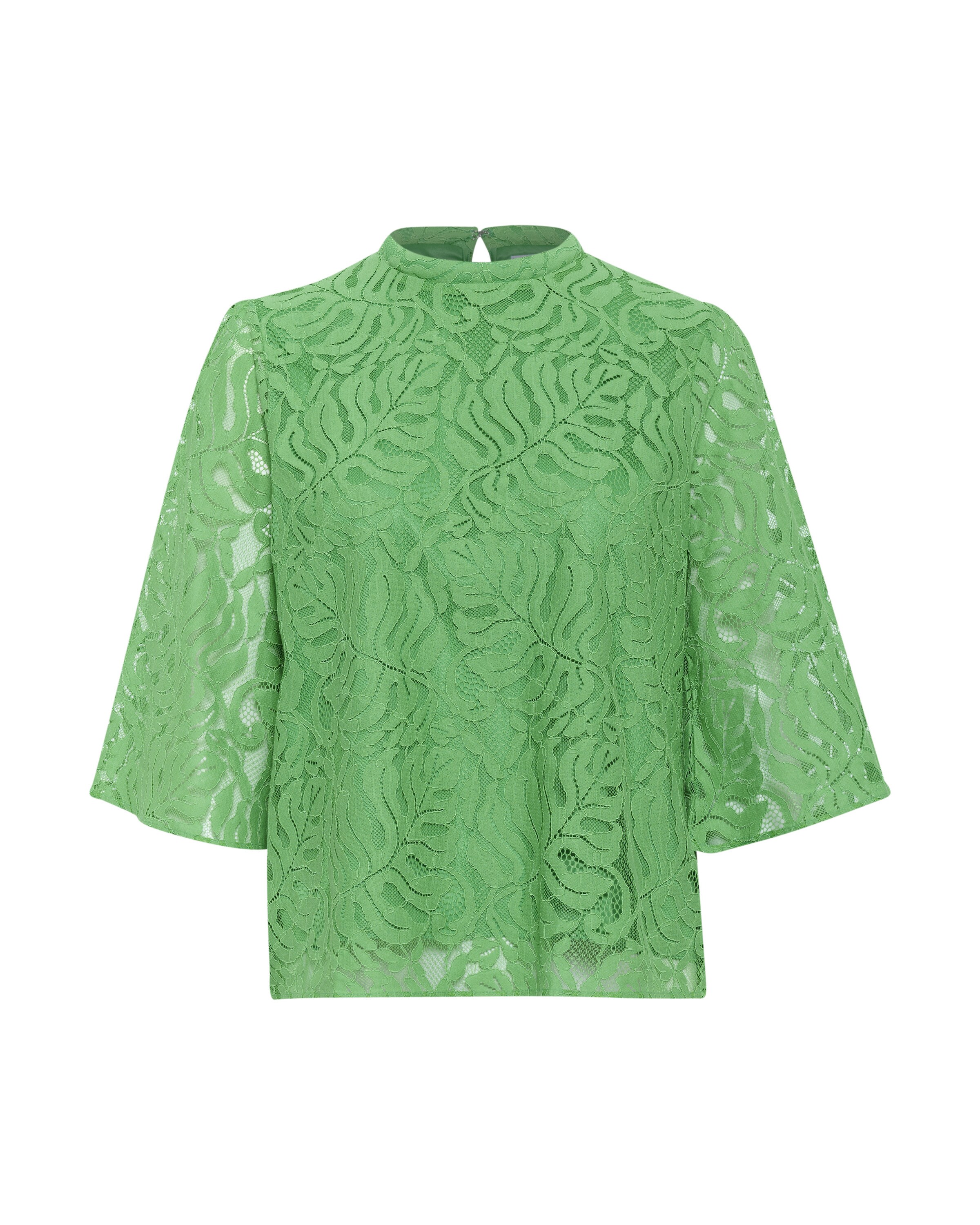 SAINT TROPEZ Bluse 'Linsey' in Grün: Vorderseite