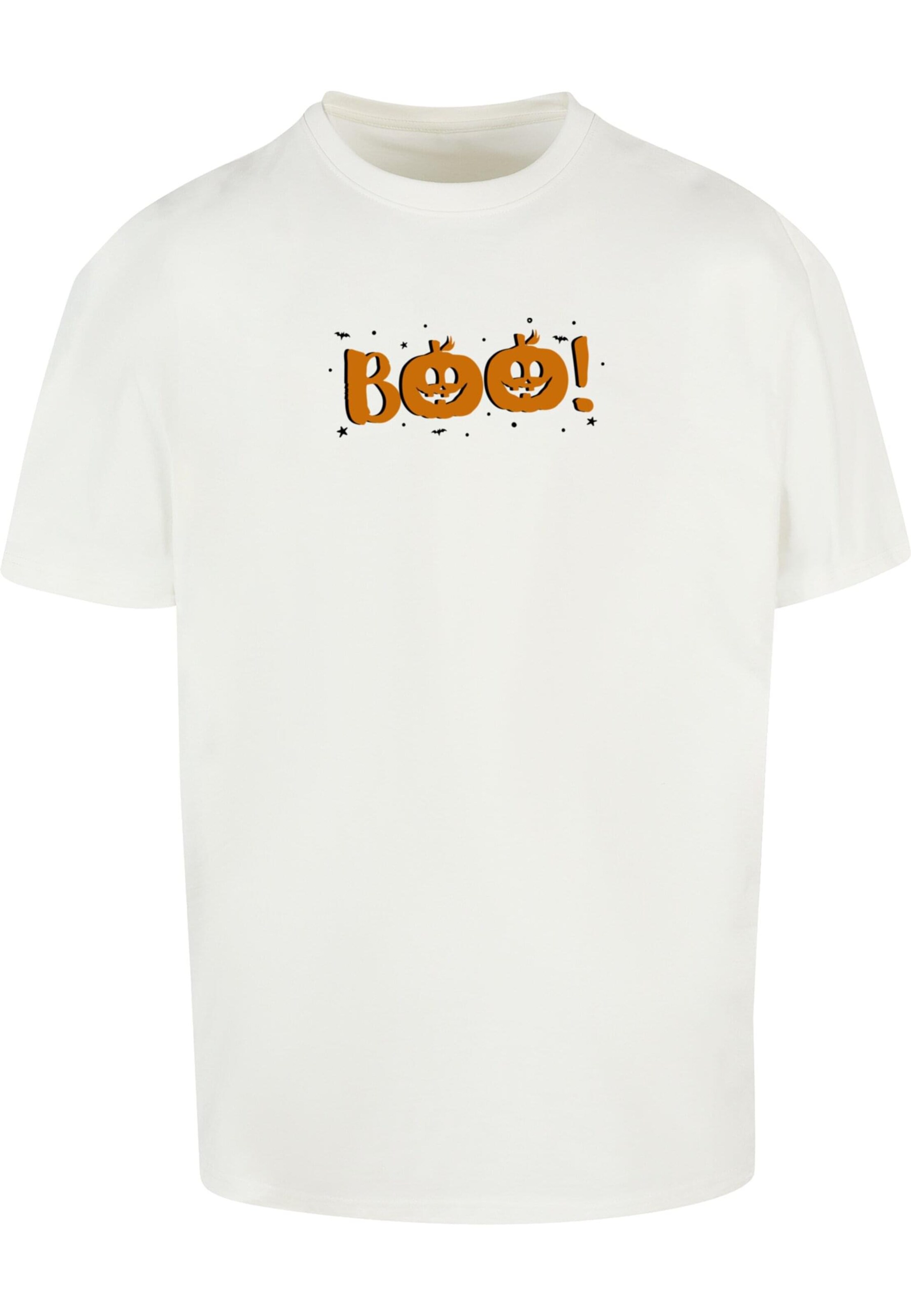 T-Shirt 'Halloween - Boo Pumpkin' Merchcode en blanc : devant