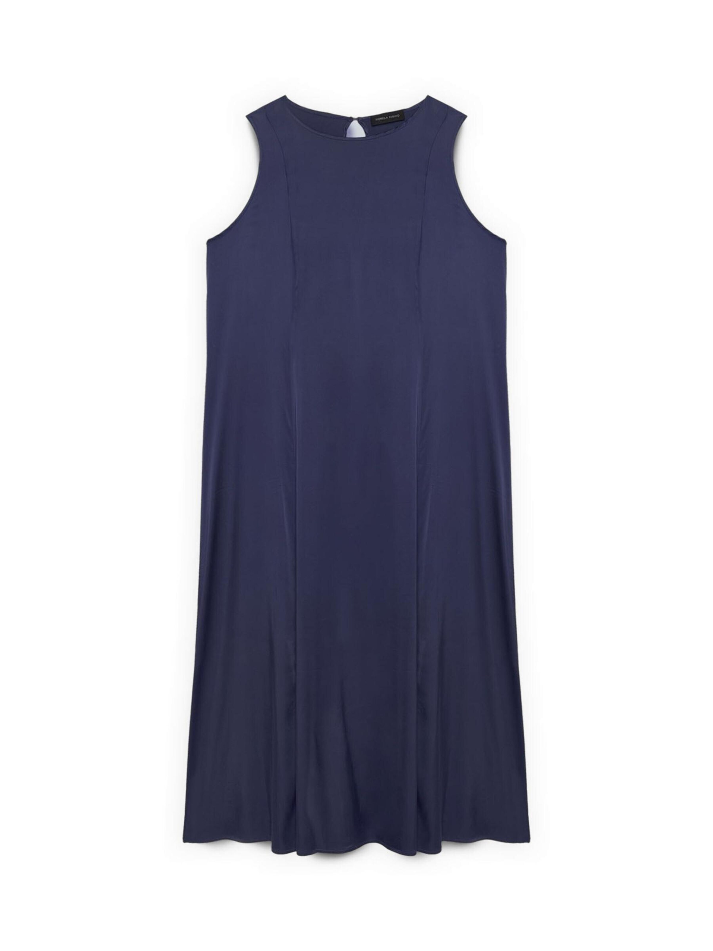 Fiorella Rubino - Vestido en azul: frente