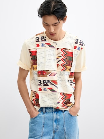 Desigual Тениска в бяло: отпред
