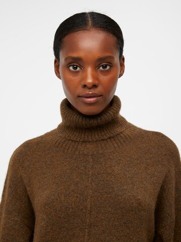 OBJECT Knitted dress 'Abbie' in Brown