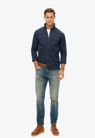 Coupe regular Chemise Superdry en bleu