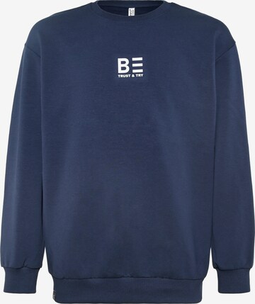 Sweat BLUE EFFECT en bleu : devant