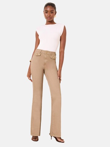 Lipsy Обычный Джинсы в Бежевый: спереди