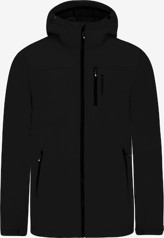 PROTEST Outdoorjacke 'PRTKAGU' in Schwarz: Vorderseite